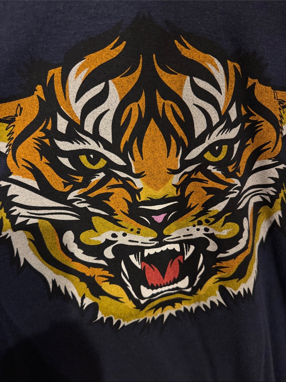 Aviator Nation Blue Tiger Sweatshirt XL - Picture 4 of 6